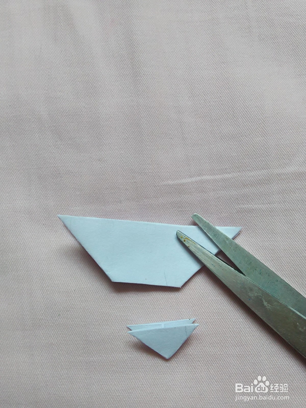 会爬山的小人怎么折