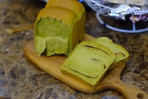 抹茶豆沙吐司的做法