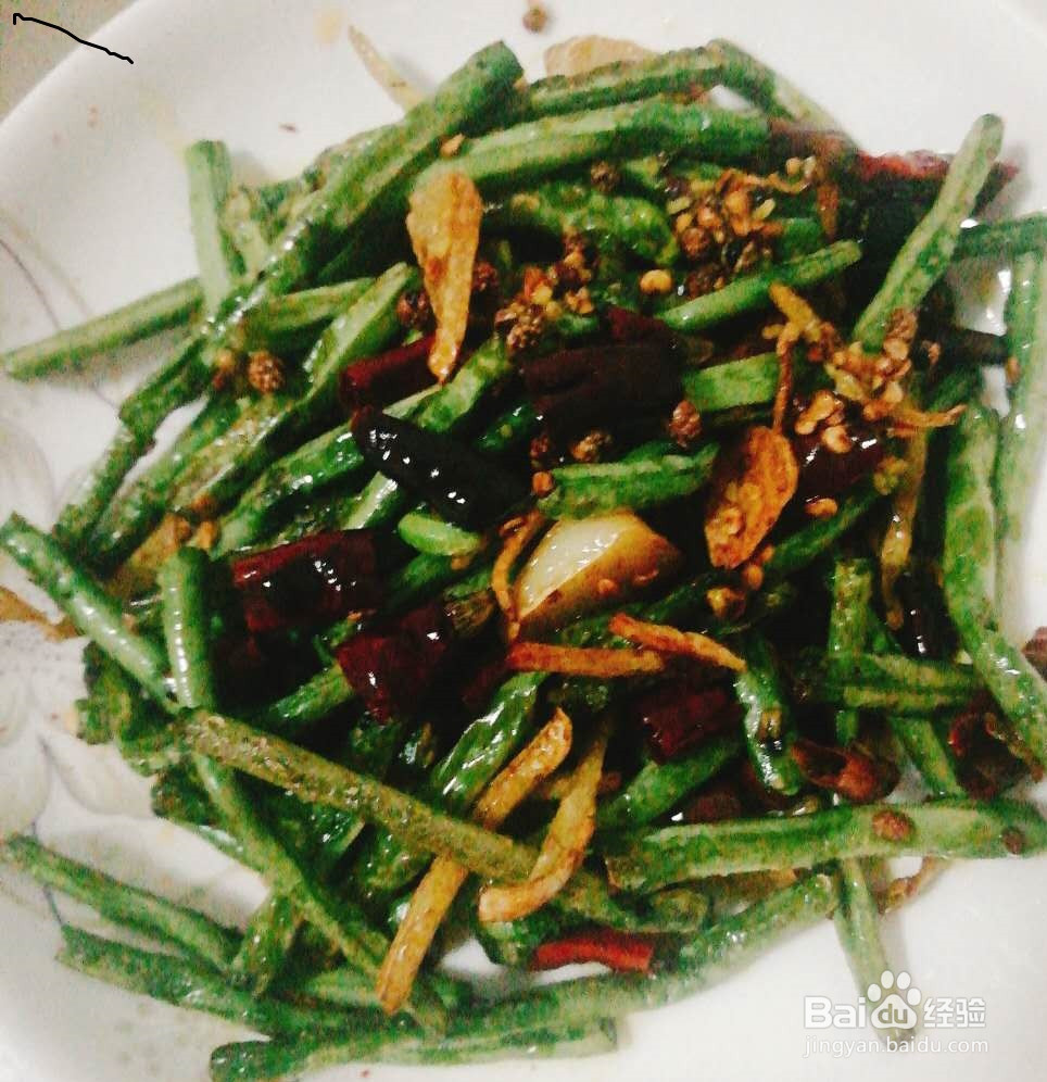 干煸豇豆的做法