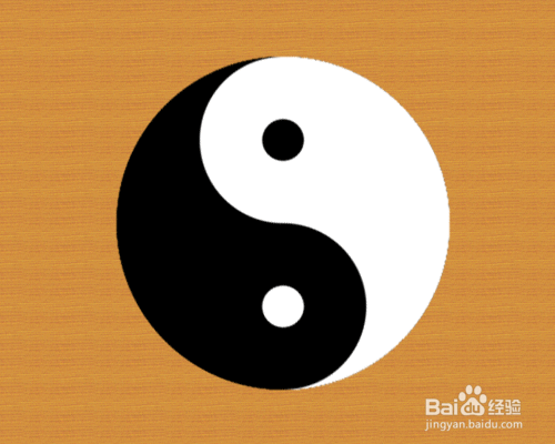 PS做转动的太极圆