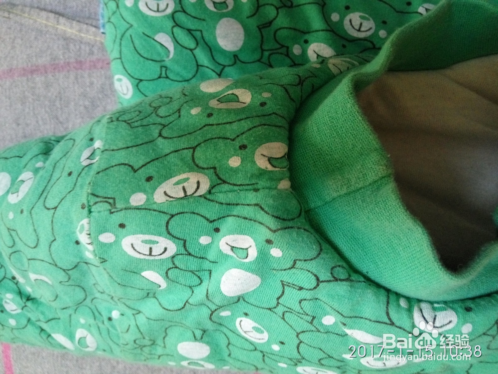 小孩衣服套头改开口