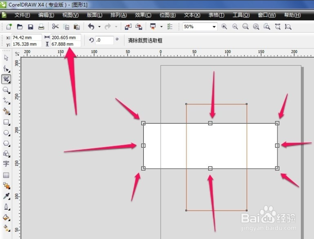cdr软件如何使用裁剪工具