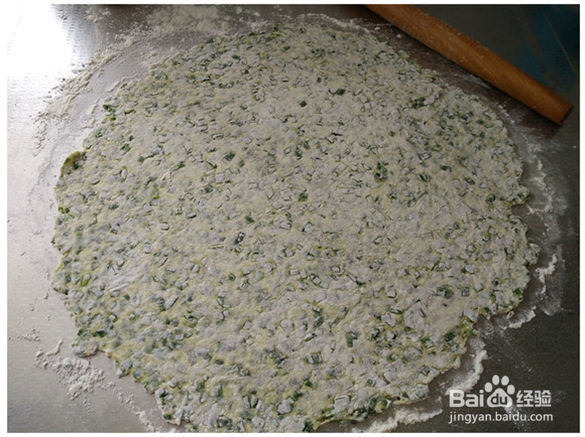 韭菜面叶的做法