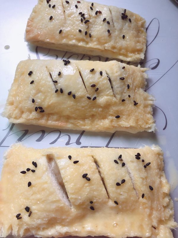 香蕉可可流心吐司派