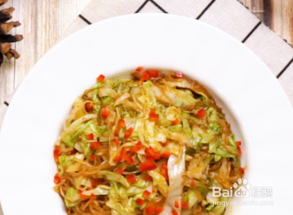 包菜粉丝如何制作