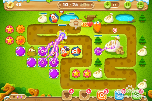 保卫萝卜2极地 二十五 25关金萝卜图文攻略