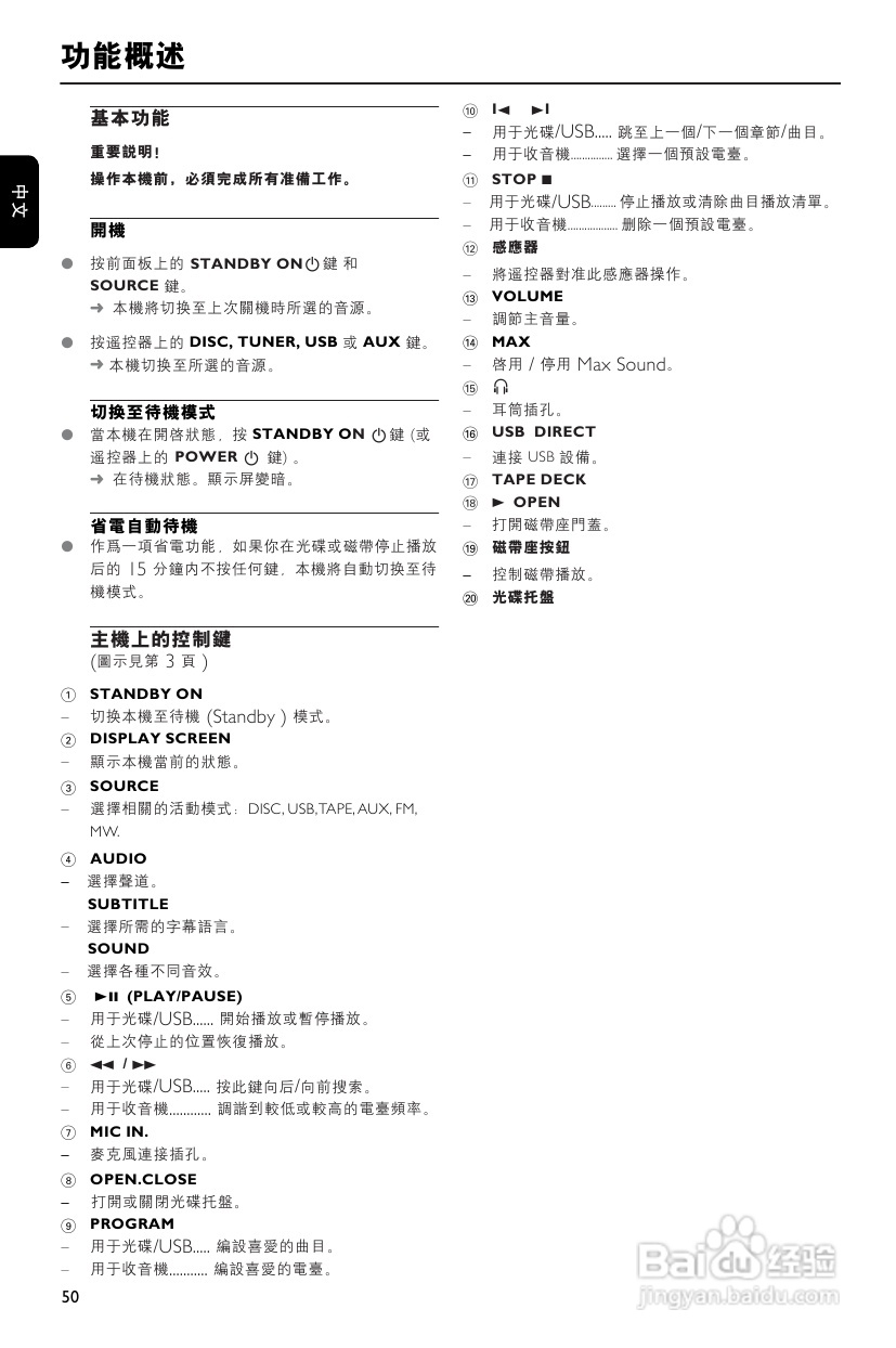 philips FWD185音响使用说明书:[1]