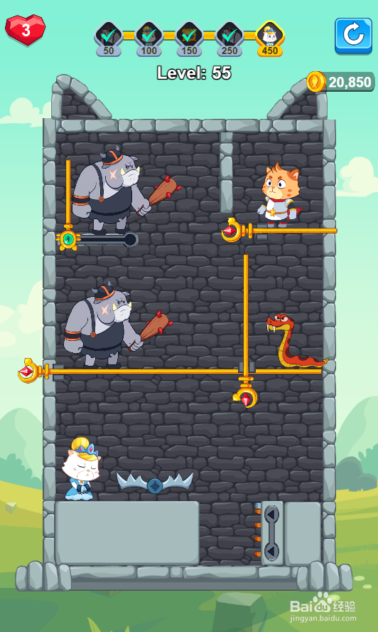 Hero Mission 2的Level 55怎样通过?