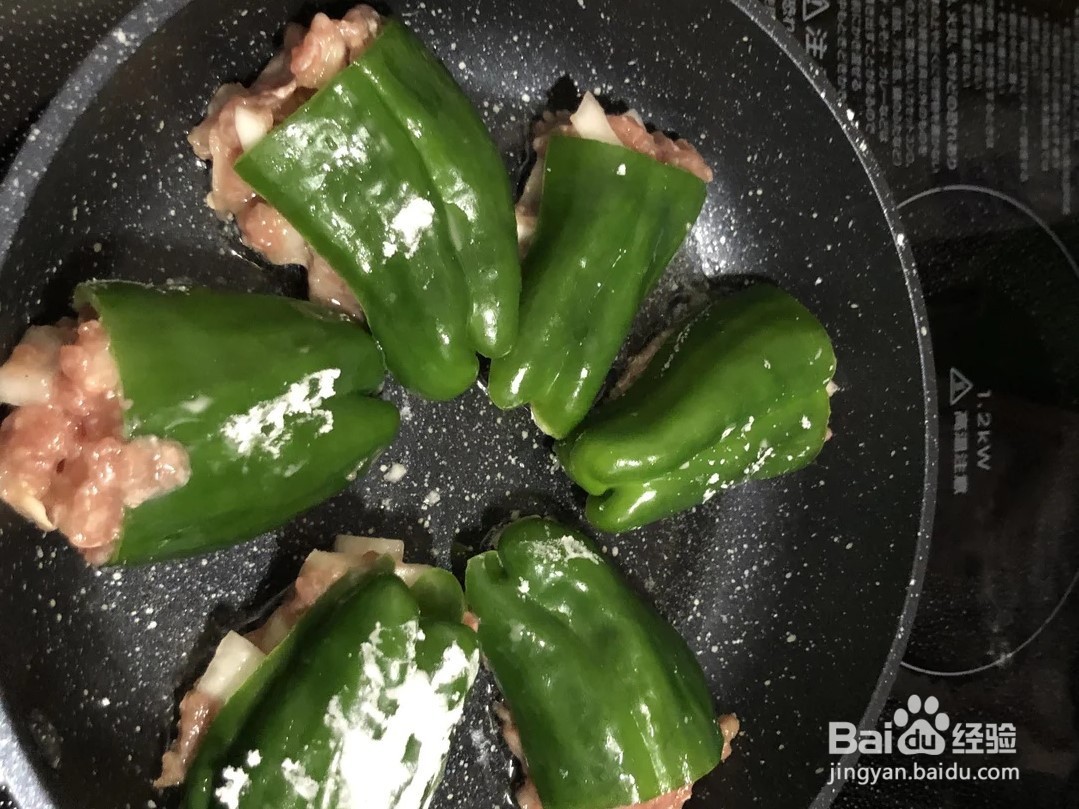 青椒塞肉的家常做法