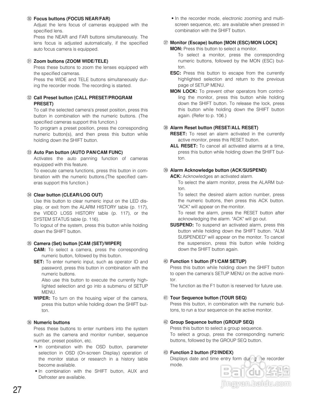 松下WJ-SX150A矩阵切换器使用说明书:[3]