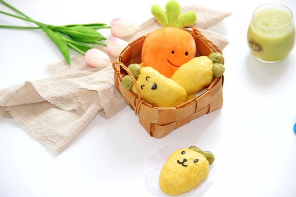 奶香胡萝卜馒头