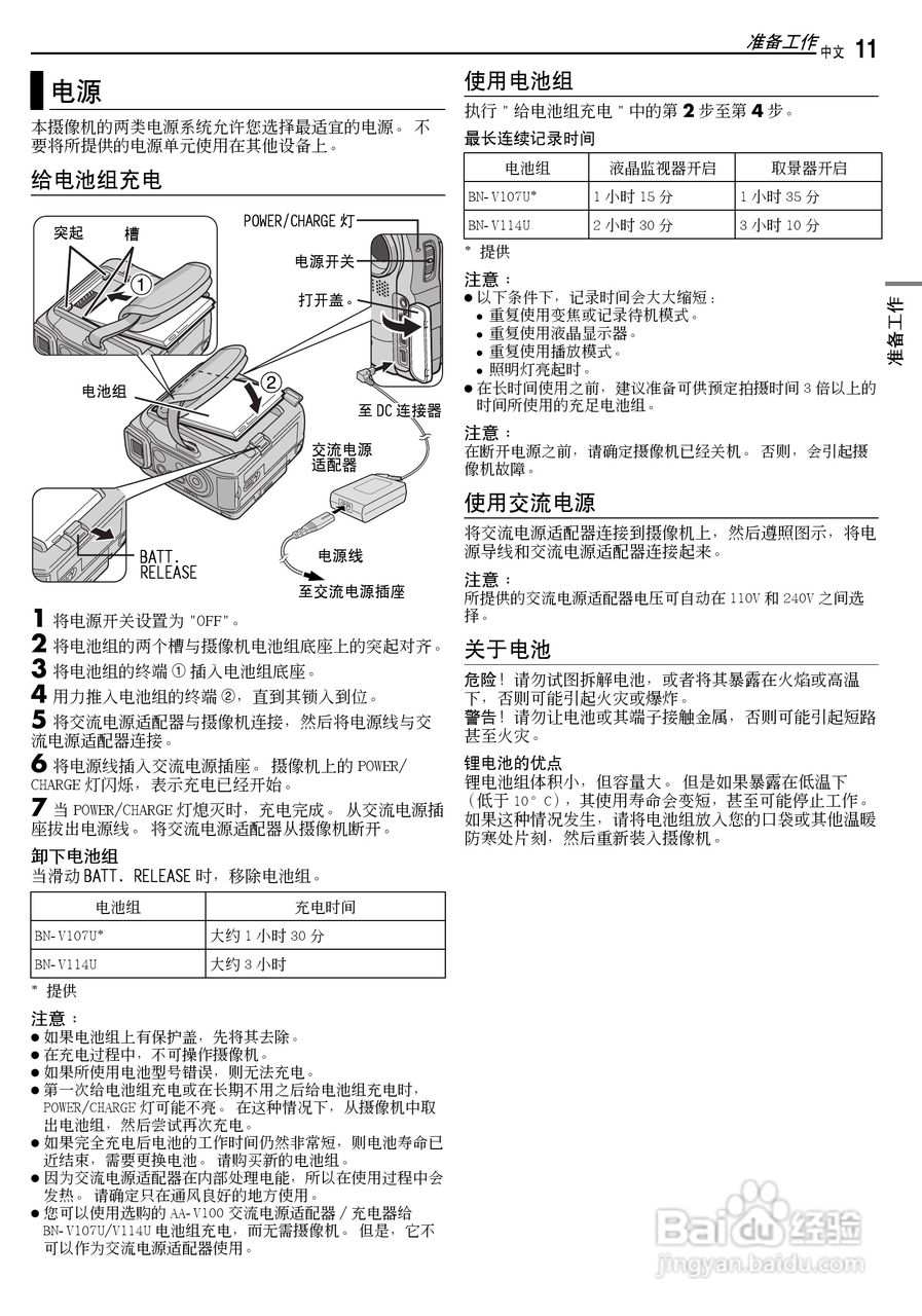 JVC GR-DX77AC数码摄像机说明书:[2]