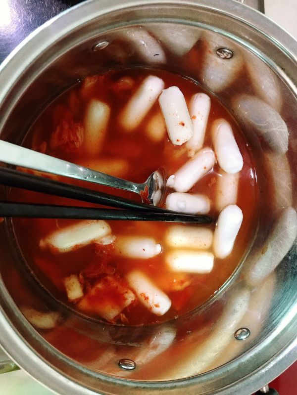 韩式芝士辣炒年糕
