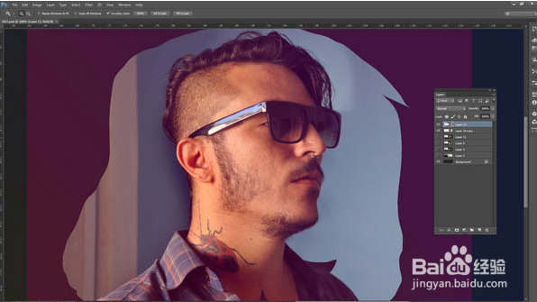 PS与AI结合把人物转为低多边形肖像