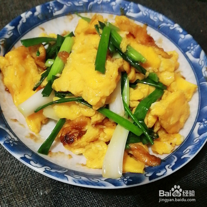 葱炒鸡蛋的简单做法