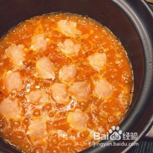 西红柿鸡肉丸