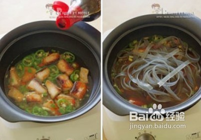 腊鱼炖粉条的做法