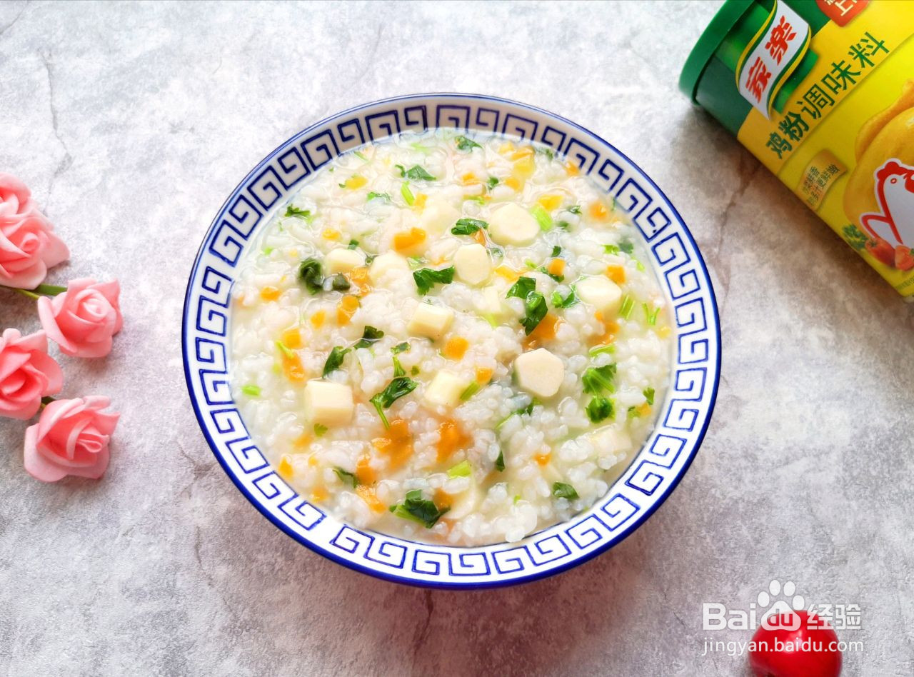 胡萝卜山药粥的做法