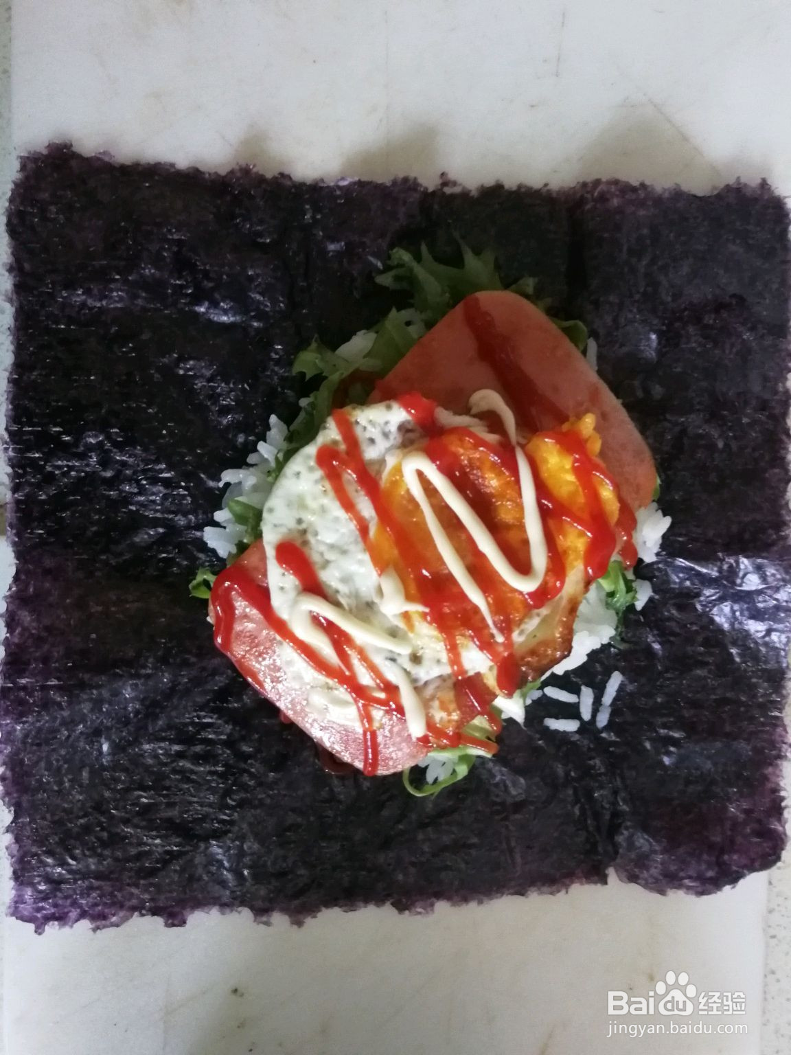 快手紫菜包饭的做法