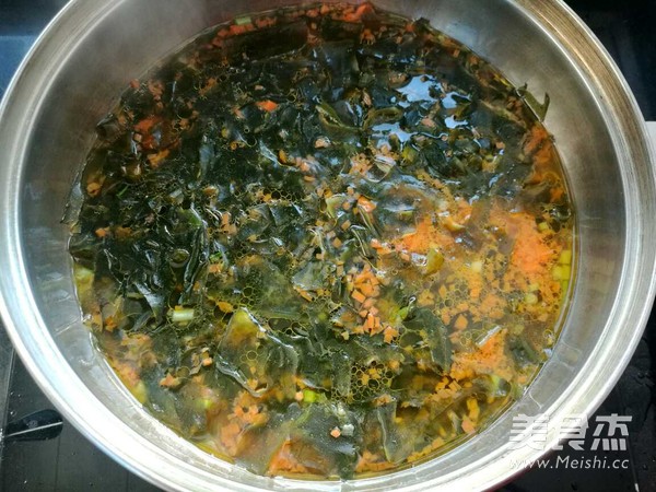 海白菜面疙瘩汤