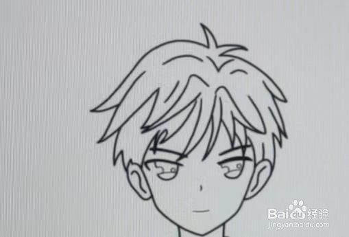 男生怎么画帅气霸气