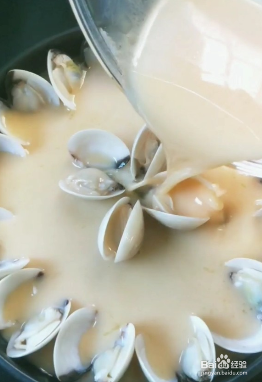 白贝蒸蛋简单做法