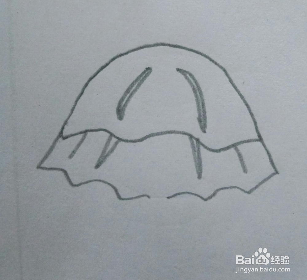 儿童简笔画伞画法二
