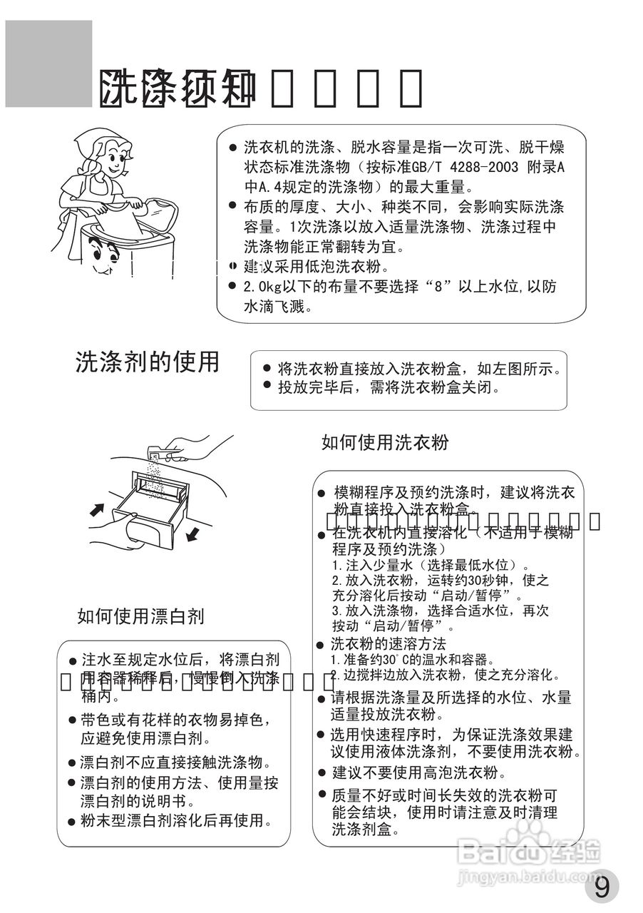 海尔XQB55-65全自动洗衣机使用说明书