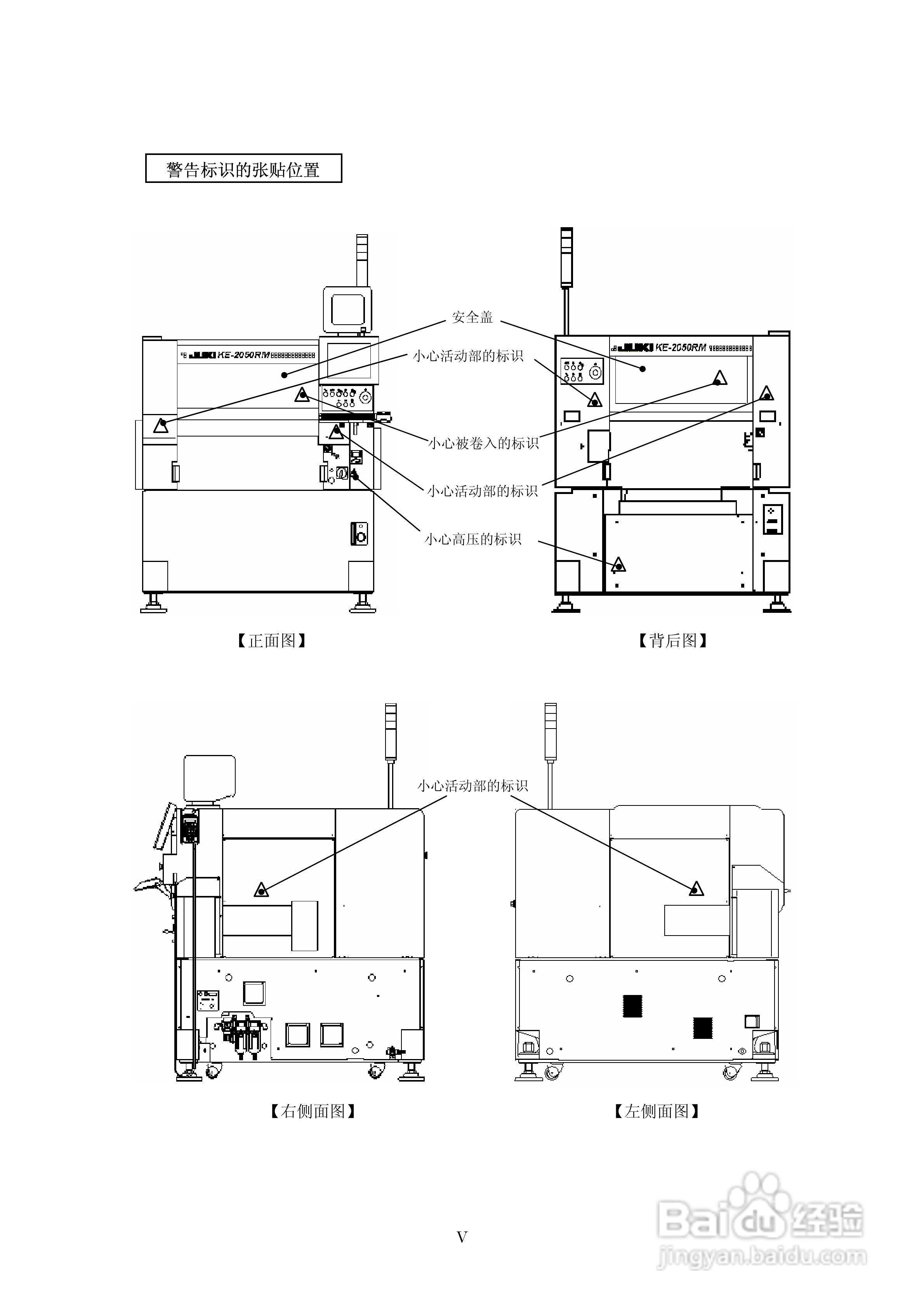 JUKI KE-2050R/2055R/2060R贴片机操作手册:[1]