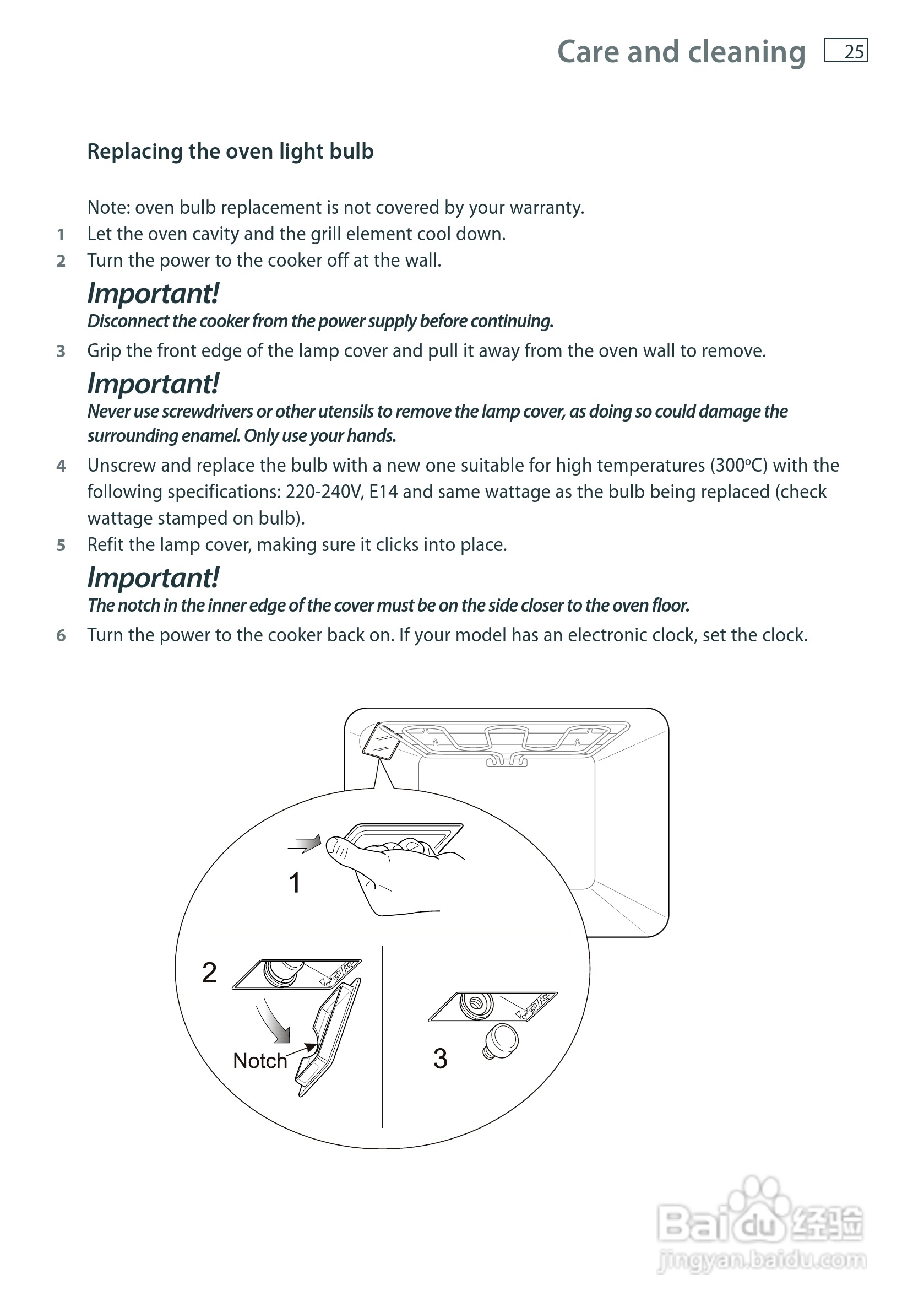 斐雪派克OR61S8CEWSW2多功能电炉说明书:[2]
