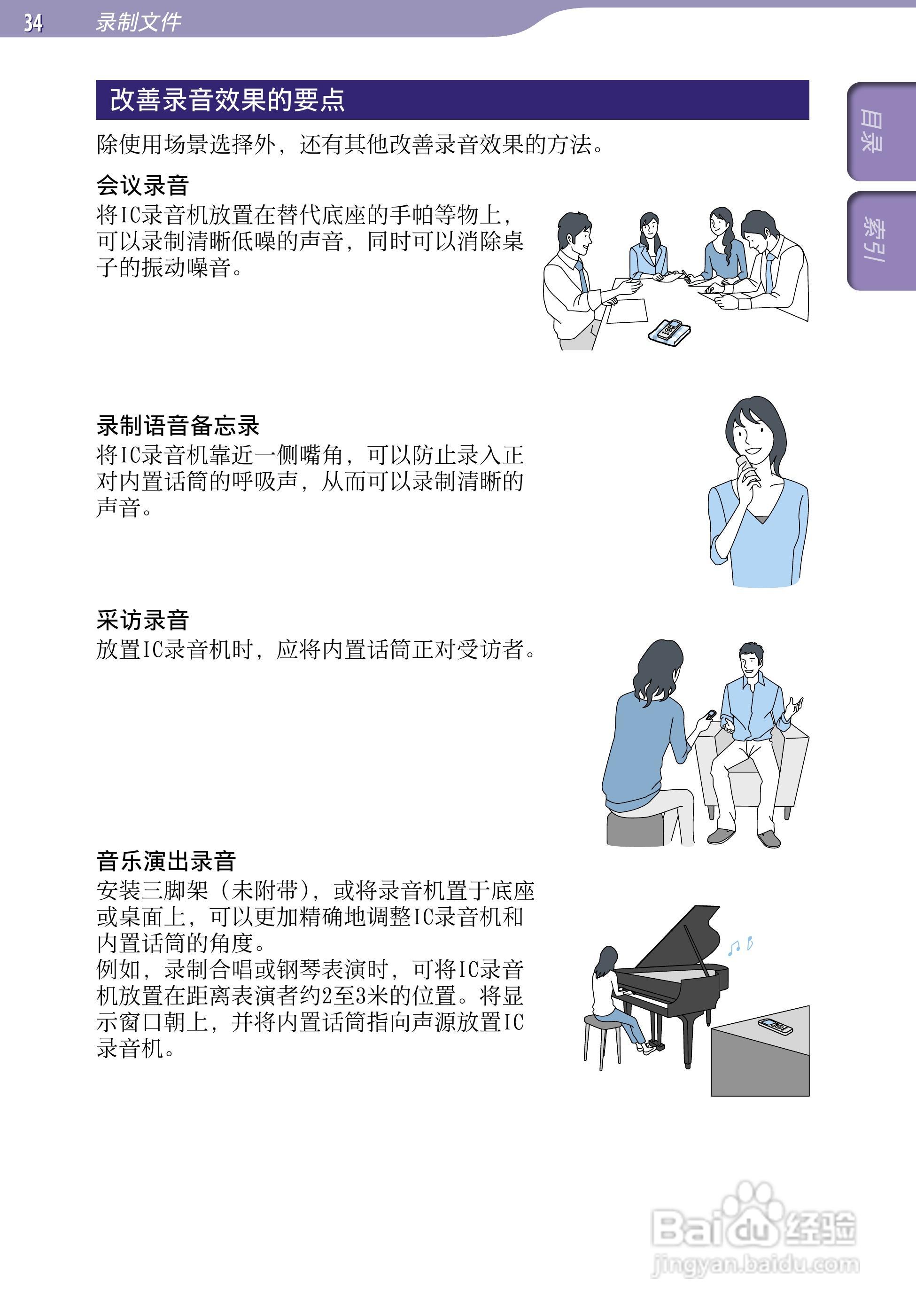 SONY最新款录音笔ICD-UX523F中文说明书:[4]