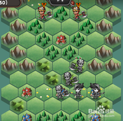 (legion war)军团战棋 人族 第三关 攻略