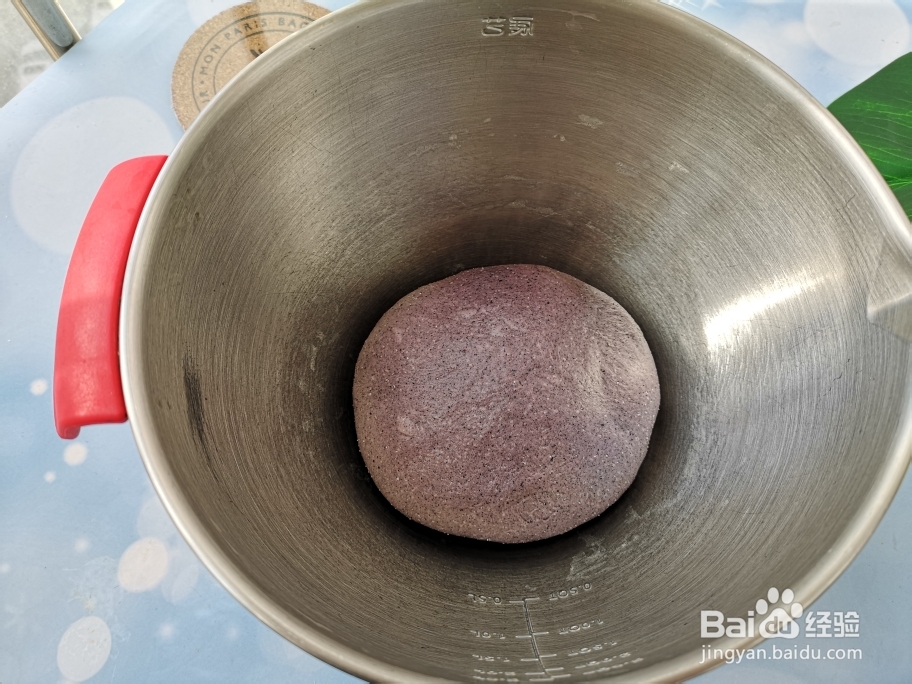 好吃到哭的黑米汉堡胚