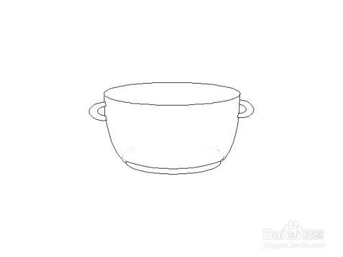双耳锅的简笔画怎么画
