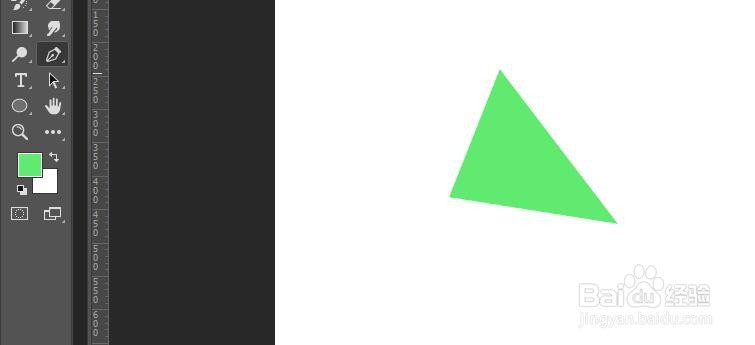 PS 2018如何使用钢笔工具建立形状