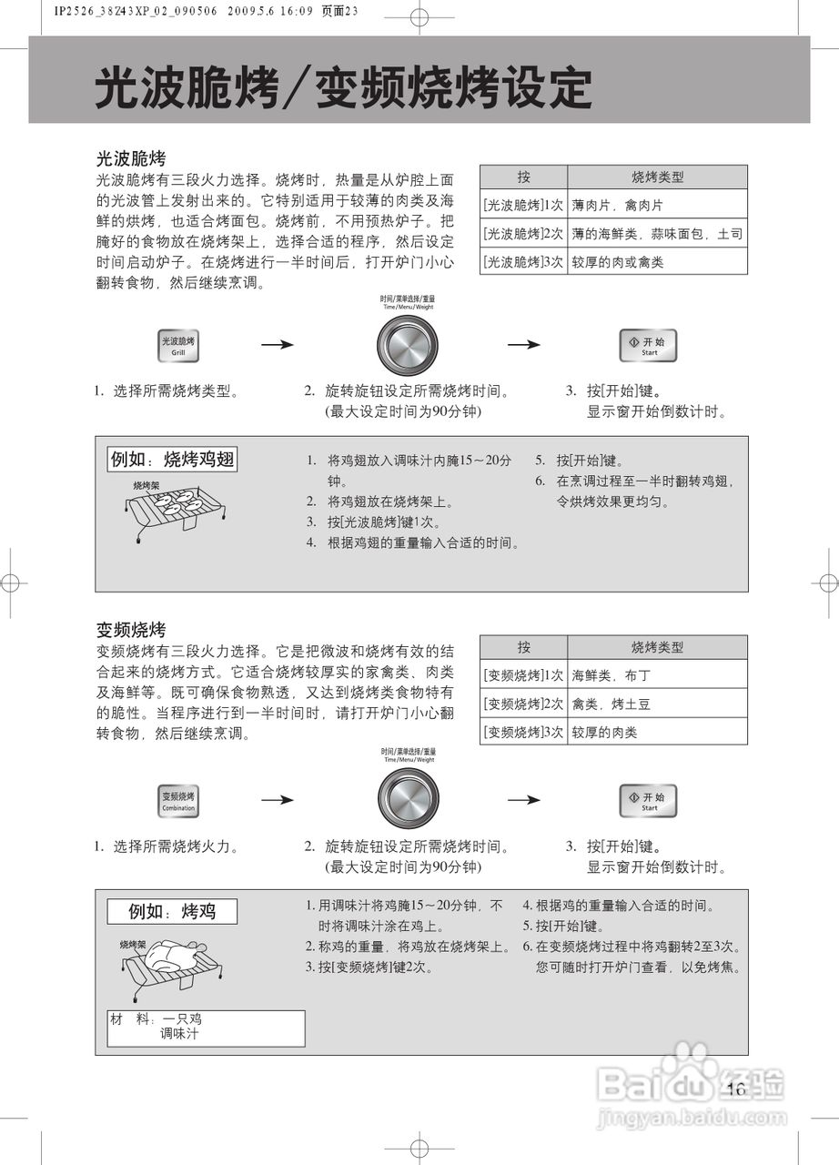 松下NN-GF598M微波炉使用说明书:[3]