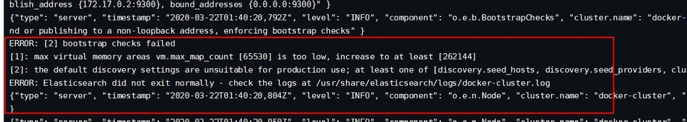 docker 运行 elasticsearch镜像