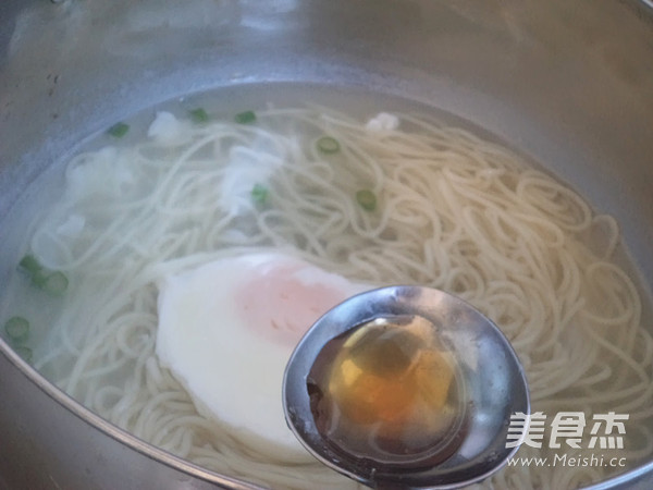 倒炝锅面汤的做法