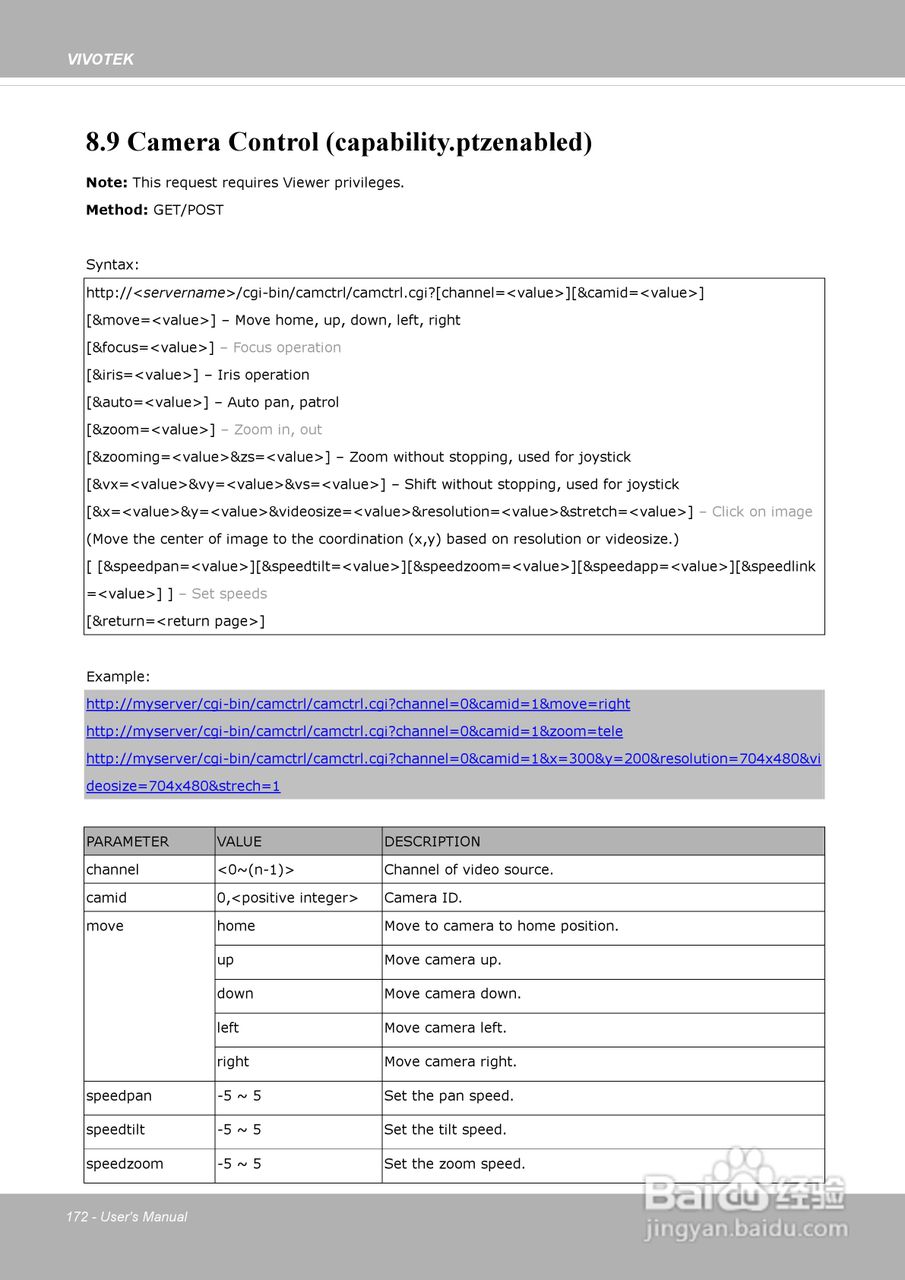 晶睿通讯网络摄像机SD8313E/23E说明书:[18]