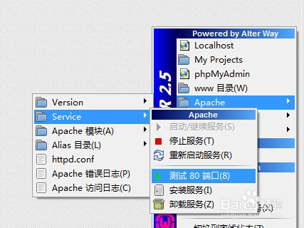 Wampserver图标黄色解决