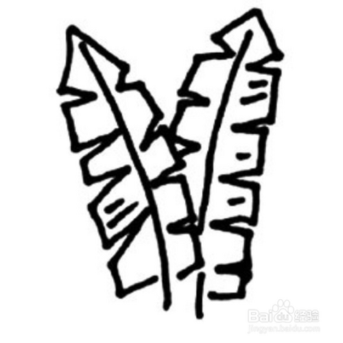 卡通圣诞树简笔画