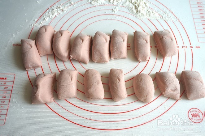 玫瑰花馒头的做法