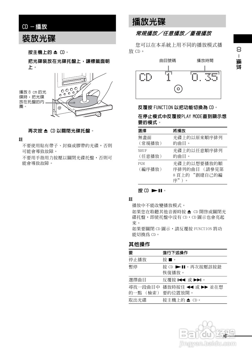索尼CMT-M333NT迷你组合音响使用说明书:[1]