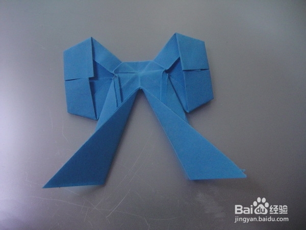 如何折蝴蝶结?