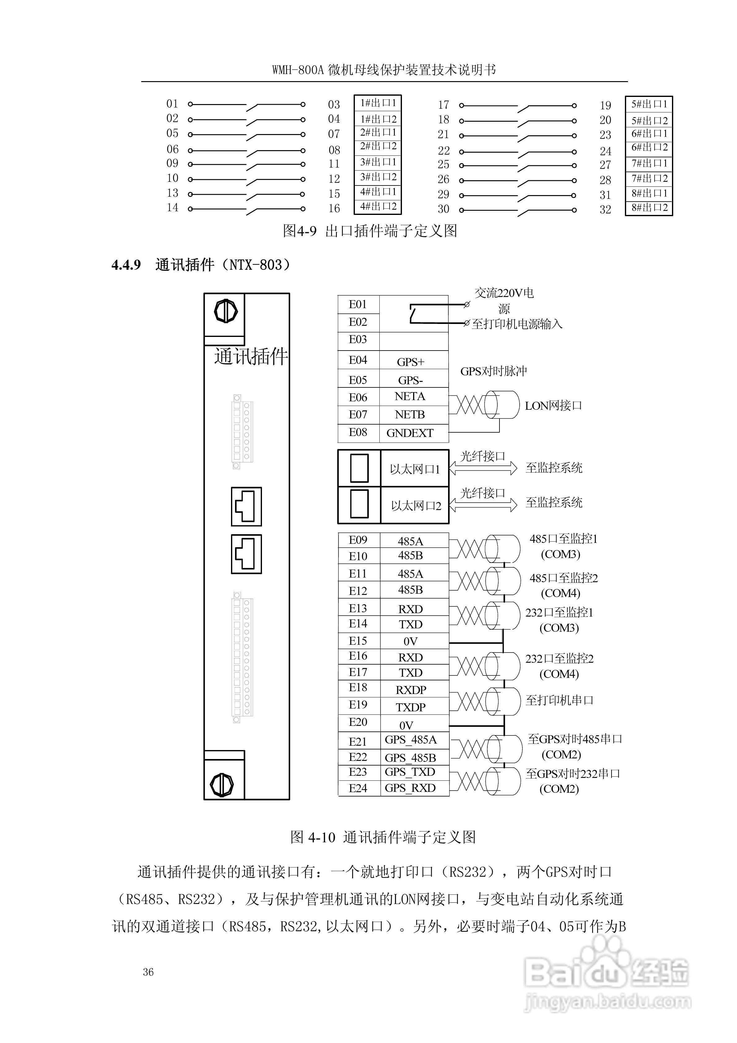 WMH-800A母线保护装置使用说明书:[4]