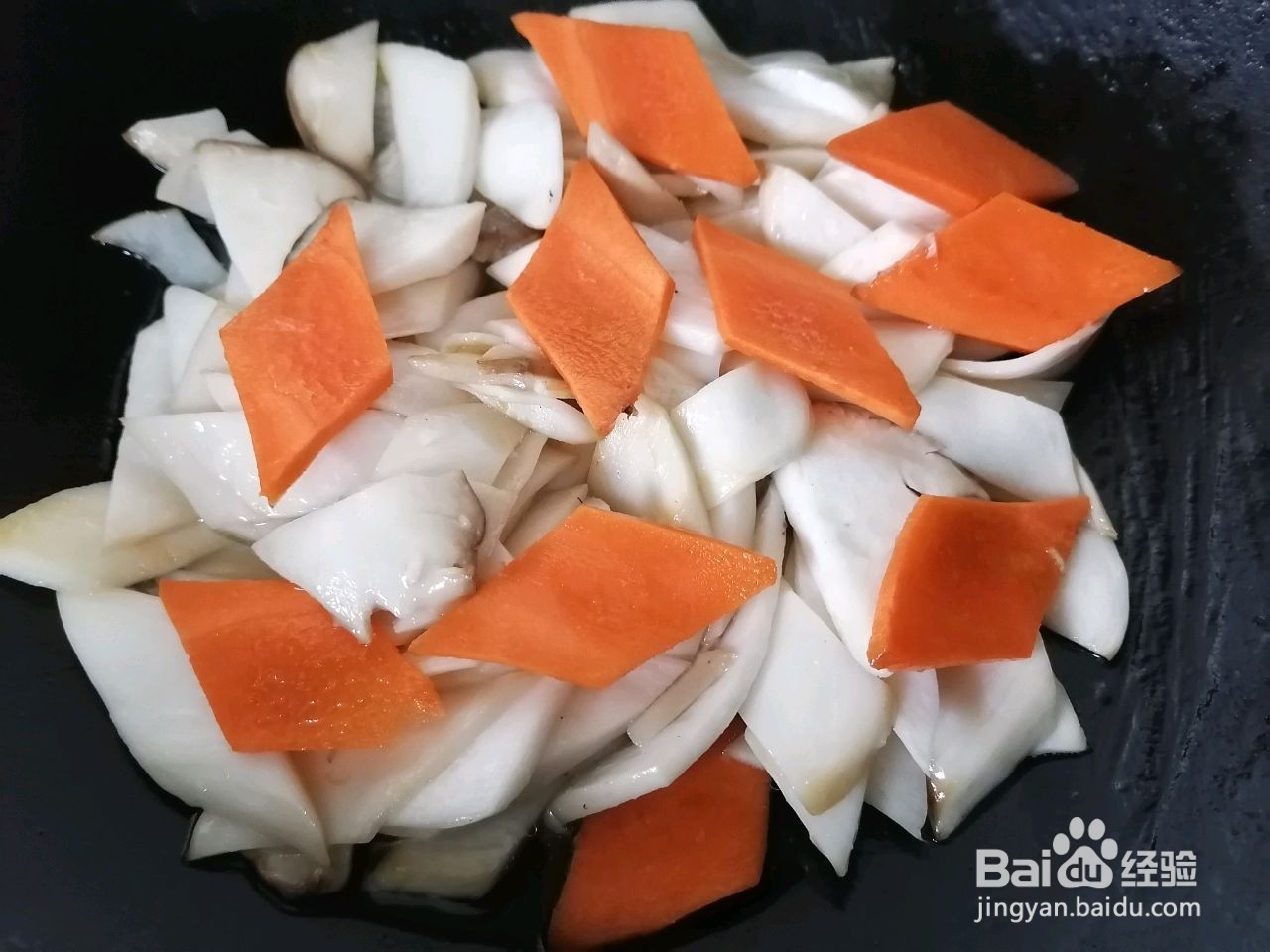 胡萝卜炒杏鲍菇怎么做