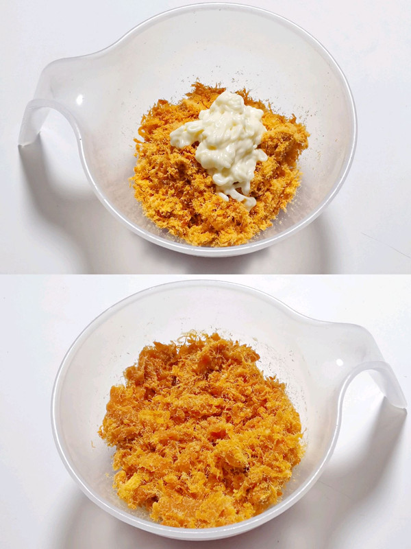 肉松酥皮小面包