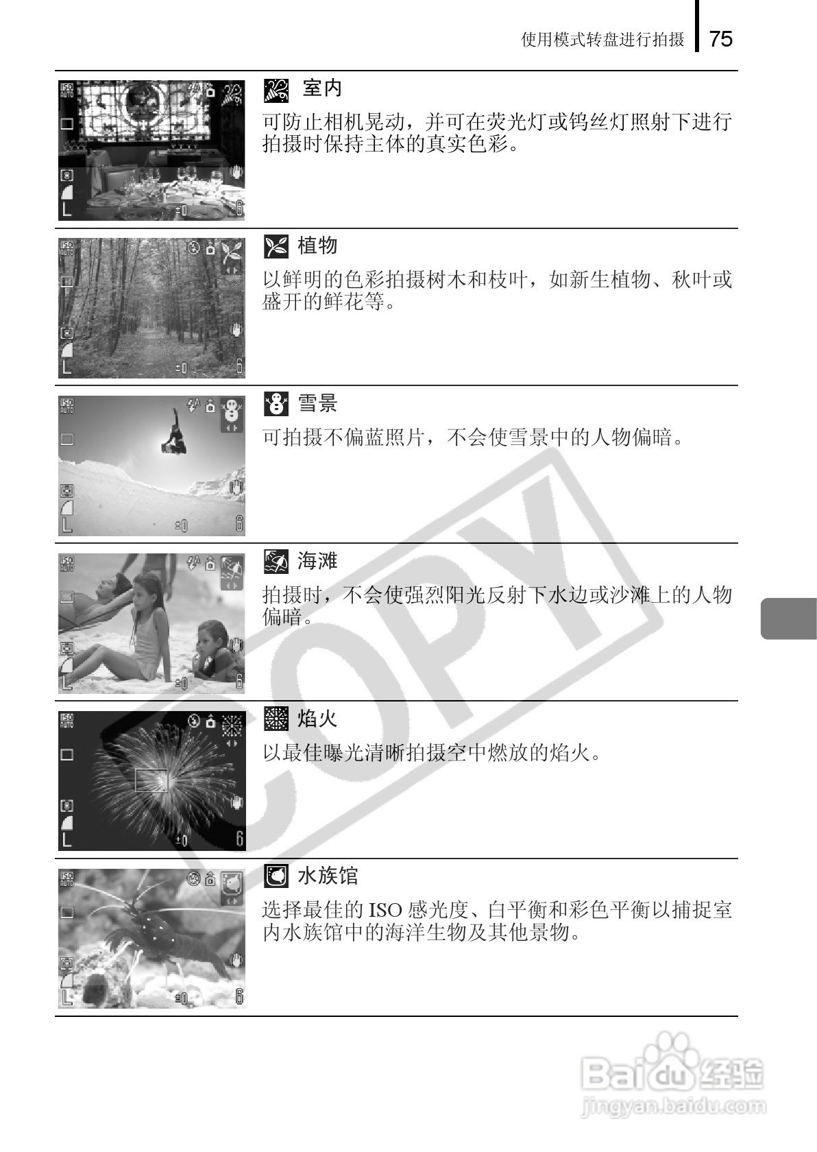 佳能PowerShot A650 IS数码相机使用说明书:[8]