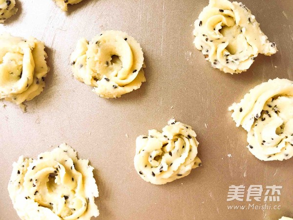 黑芝麻曲奇饼干