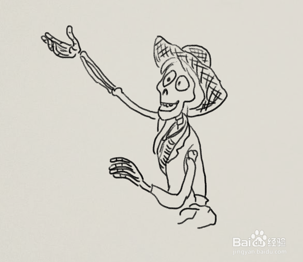 寻梦环游记简笔画